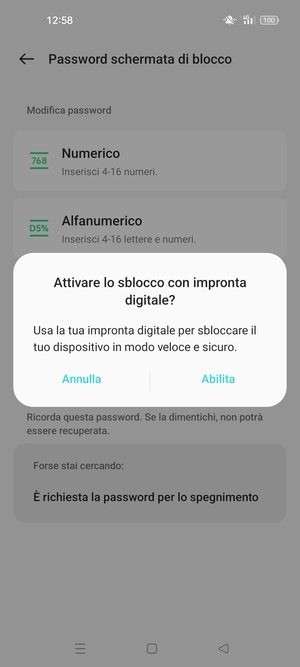 Seleziona la tua opzione preferita