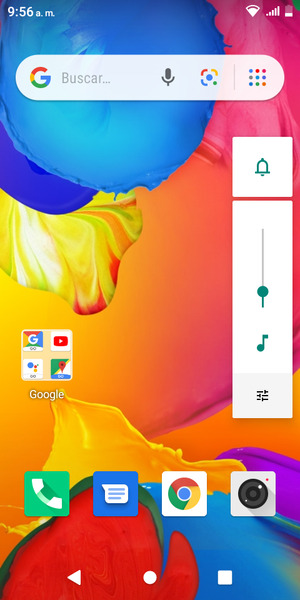 Seleccione Sonido para cambiar el modo de vibración