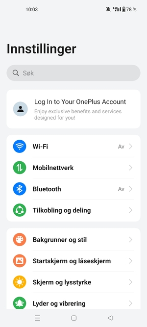 Velg Mobilnettverk