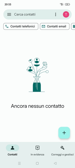 Seleziona Correggi e gestisci