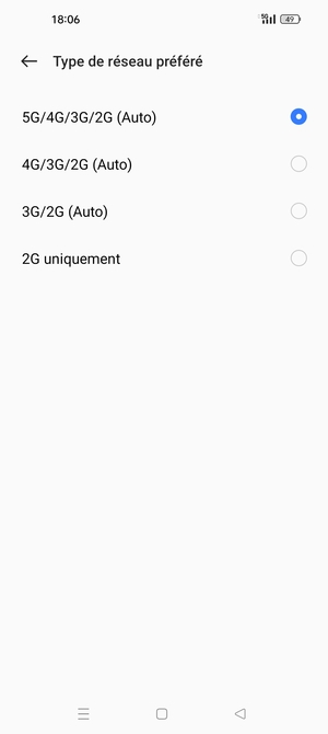 Sélectionnez votre option préférée