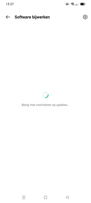 Wacht tot de zoekopdracht beëindigd is