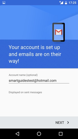 Give your account a name and select NEXT