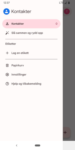 Velg Innstillinger