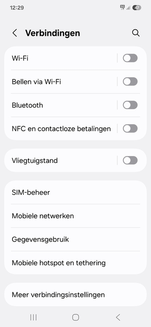 Selecteer Wi-Fi