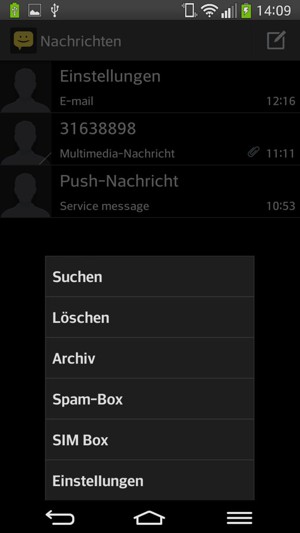 Wählen Sie Einstellungen