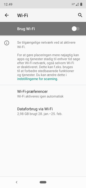 Aktiver Wi-Fi