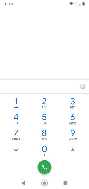 Press and hold the number 1
