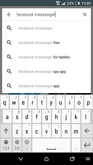 Enter the app name and select Enter