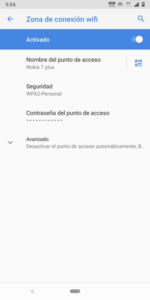 El teléfono ha sido configurado para su uso como módem