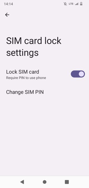 Select Change SIM PIN