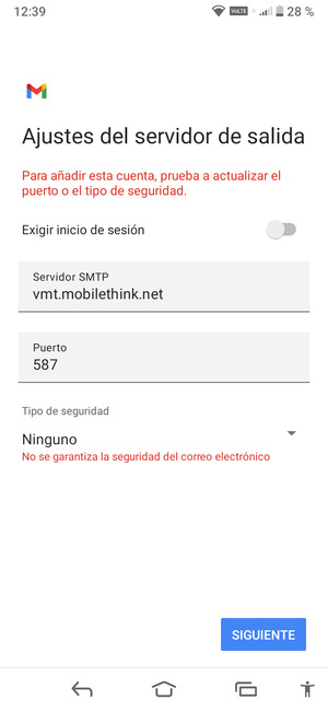 Seleccione SIGUIENTE