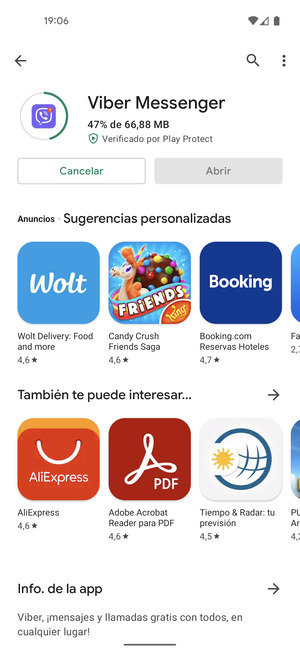 Espere a que el proceso de instalación finalice