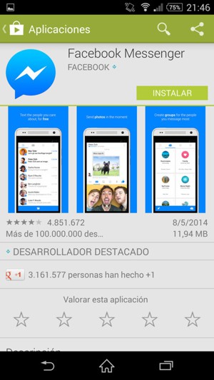 Seleccione INSTALAR