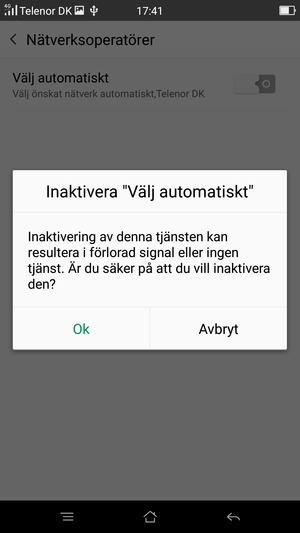 Välj Ok