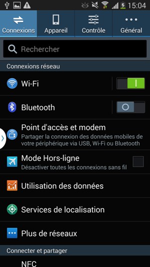 Sélectionnez Plus de réseaux