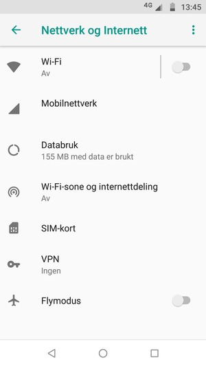 Velg Mobilnettverk