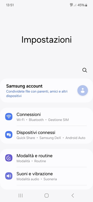 Seleziona Connessioni