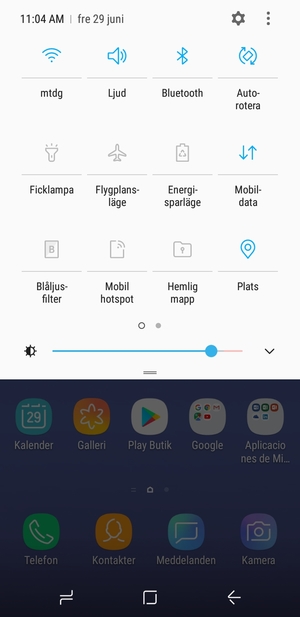 Stäng av Wi-Fi och Bluetooth