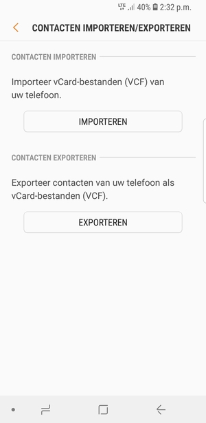 Selecteer IMPORTEREN