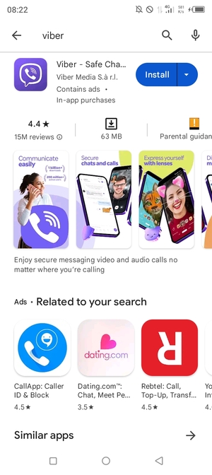 Select the app