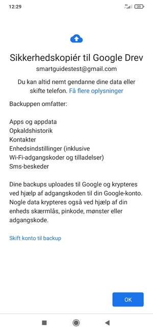 Vælg OK