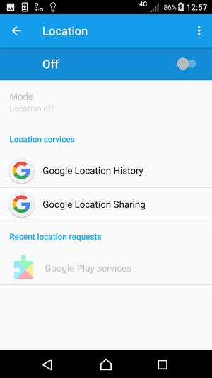 Turn Location off