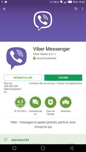 Sélectionnez OUVRIR