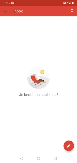 Uw Gmail is klaar voor gebruik