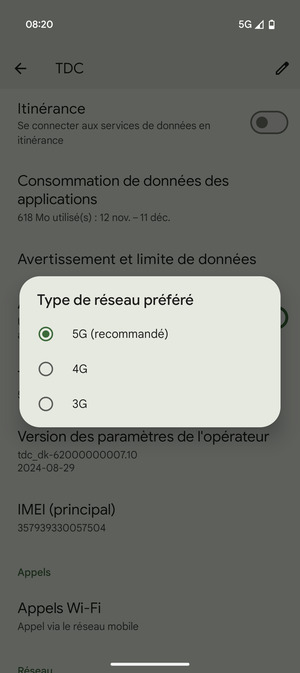 Sélectionnez votre option préférée