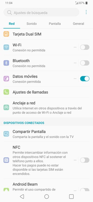Seleccione Red