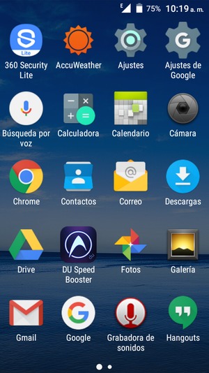 Seleccione Ajustes