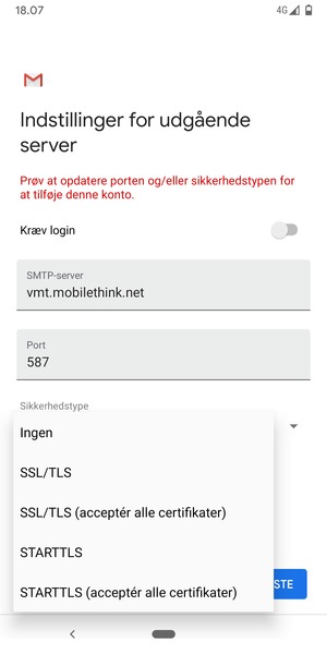 Vælg Ingen
