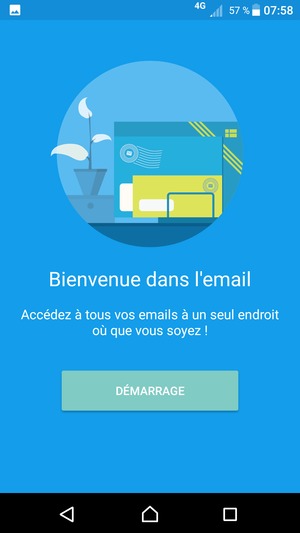 Sélectionnez DÉMARRAGE