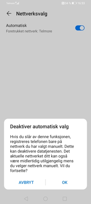 Velg OK