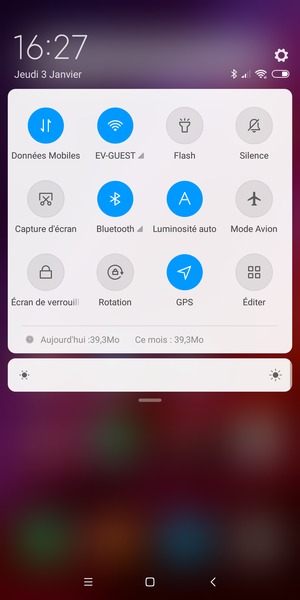 Désactiver le Wi-Fi et le Bluetooth