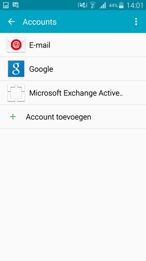 Selecteer Google