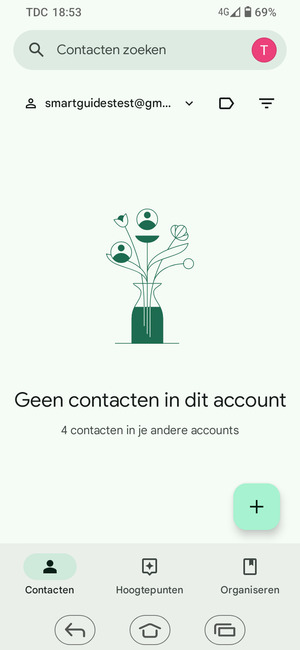 Selecteer Organiseren