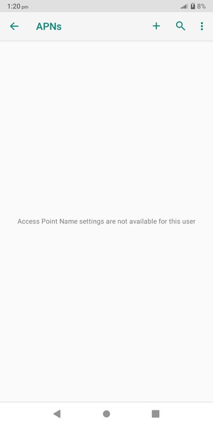 Select New APN