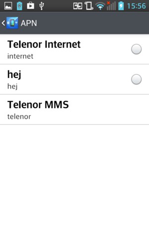 El teléfono ha sido configurado para MMS