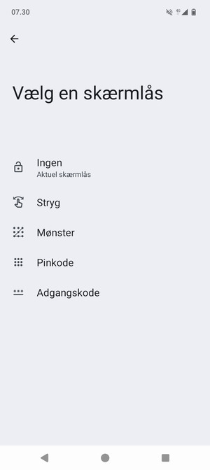 Vælg Mønster