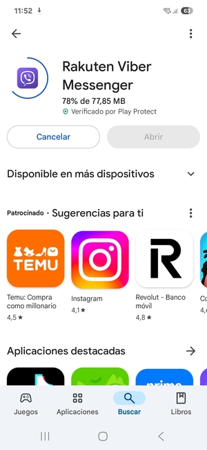 Espere a que el proceso de instalación finalice