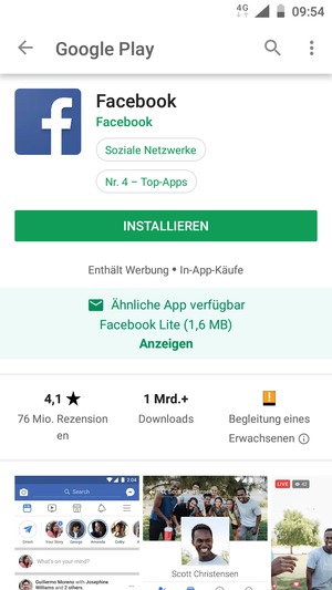 Wählen Sie INSTALLIEREN