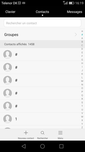 Sélectionnez Menu