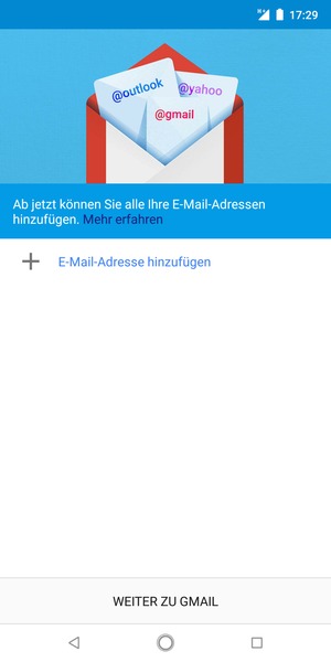 Wählen Sie E-Mail-Adresse hinzufügen
