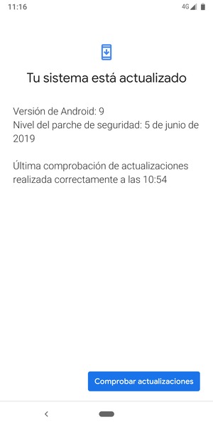 Seleccione Comprobar actualizaciones