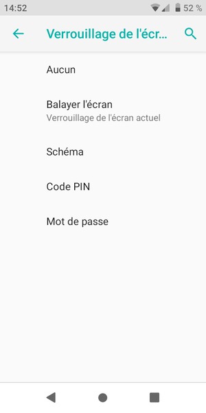Sélectionnez Schéma