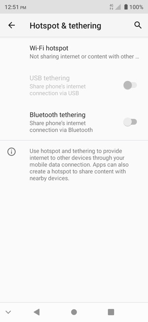 Select Wi-Fi hotspot
