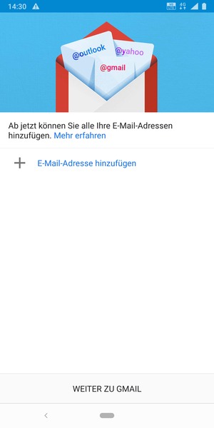 Wählen Sie E-Mail-Adresse hinzufügen
