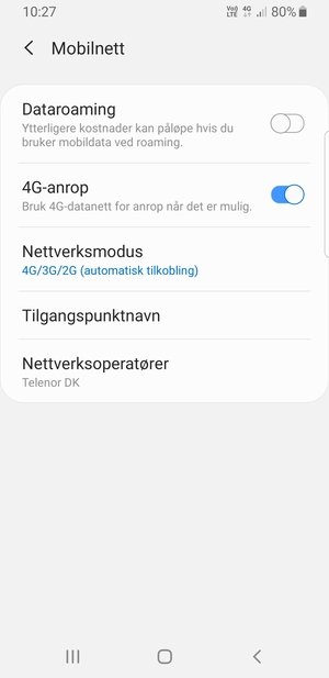 Velg Tilgangspunktnavn